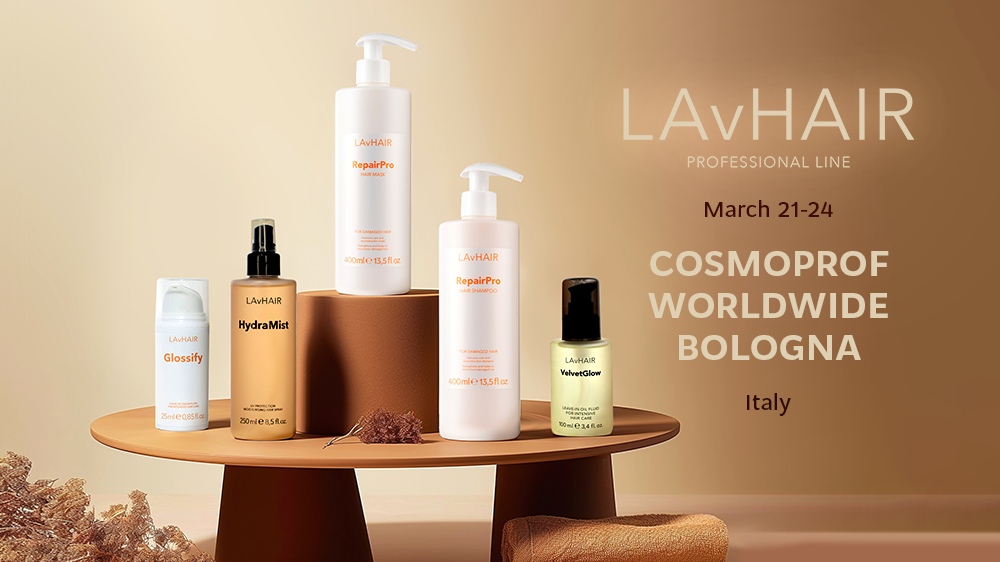 LAvHAIR вперше став експонентом міжнародної виставки — «Cosmoprof Worldwide Bologna» в Італії