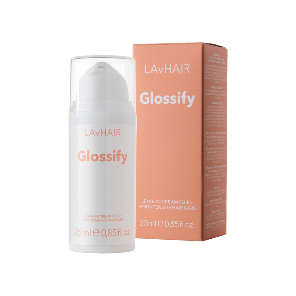 Glossify: незмивний крем-флюїд для інтенсивного догляду за волоссям 25 мл